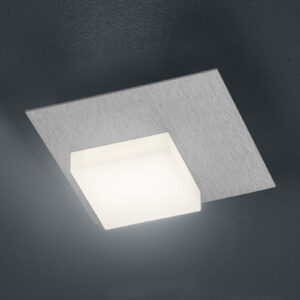 BANKAMP Cube LED-taklampa 8 W, silver