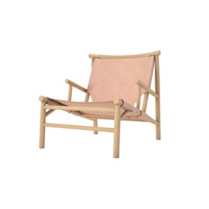 Lounge stol Samurai Chair - natur läder, Norr11