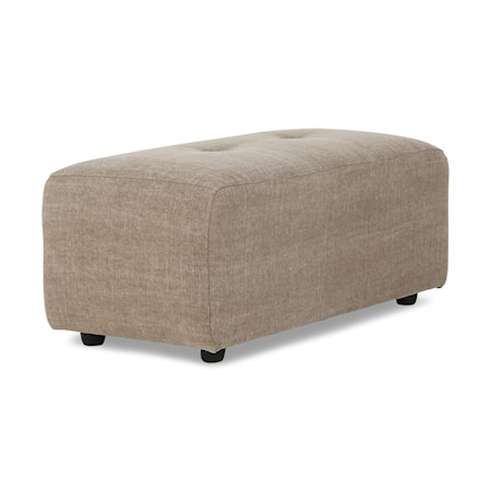 Vint couch Soffmodul hocker Small Linneblandning Taupe