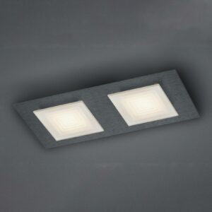 BANKAMP Ino LED-taklampa 2 lampor antracit