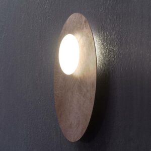 Axolight Kwic LED-taklampa, brons Ø 48 cm